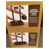 Mr. Bar-B-Q Signature Barbecue Caddy with Adjustable Hooks and Removable Compartments