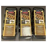 Set of 3 Mr. Bar-B-Q Taco Grill Racks Holds 4 Tacos Each