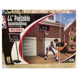 44 Inch Portable NBA Basketball Hoop with Adjustable Height