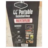 44 Inch Portable NBA Basketball Hoop with Adjustable Height