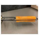 Mr. Bar-B-Q Grill Flip Basket with Wooden Handle