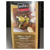 Mr. Bar-B-Q Grill Flip Basket with Wooden Handle