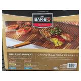 Mr. Bar-B-Q Signature Grilling Basket with Wood Handle