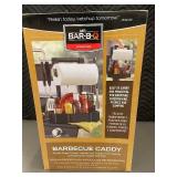 Mr. Bar-B-Q Signature Barbecue Caddy with Adjustable Hooks and Removable Compartments