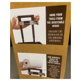 Mr. Bar-B-Q Signature Barbecue Caddy with Adjustable Hooks and Removable Compartments