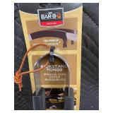 Mr. Bar-B-Q BBQ Tool Trio: Kickstand Tongs, Dual Grill Brush, Deluxe Turner Tongs