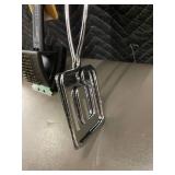 Mr. Bar-B-Q BBQ Tool Trio: Kickstand Tongs, Dual Grill Brush, Deluxe Turner Tongs