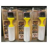 Set of 3 Mr. Bar-B-Q Silicone Brush Basting Bottles