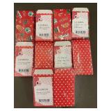800 Christmas Flat Paper Gift Bags in Various Designs