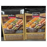 2 Mr. Bar-B-Q Dual-Sided Barbecue Sheets 18x12 Inch