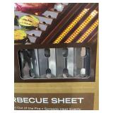 2 Mr. Bar-B-Q Dual-Sided Barbecue Sheets 18x12 Inch
