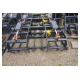 Brand New Universal Mount Bobcat Skid Loader Skid Steer 68" Root Grapple Bucket