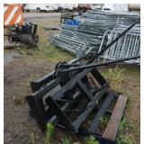 Brand New Universal Mount Bobcat Skid Loader Skid Steer Bale Handling Attachment