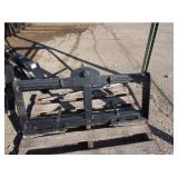 Brand New Universal Mount Bobcat Skid Loader Skid Steer Bale Handling Attachment