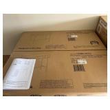 NEW - Walker Edison Minimalist Wood and Metal One Drawer Entry Table - MSRP - $240 NEW - Walker Edison Minimalist Wood and Metal One Drawer Entry Table - MSRP - $240