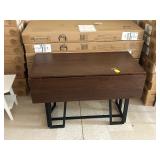 NEW - Walker Edison 47" Modern Drop-Leaf Dining Table - MSRP - $495 NEW - Walker Edison 47" Modern Drop-Leaf Dining Table - MSRP - $495