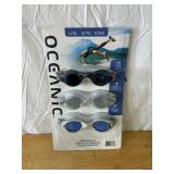 Oceanic 3pc Swim Goggles Oceanic 3pc Swim Goggles