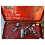 ANTIQUE JACK, METAL TOOL BOXES AND TOOLS ANTIQUE JACK, METAL TOOL BOXES AND TOOLS