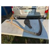 SICKLE SYTHE AND METAL SEAT SICKLE SYTHE AND METAL SEAT