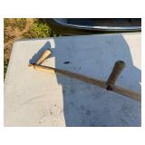 SICKLE SYTHE AND METAL SEAT SICKLE SYTHE AND METAL SEAT