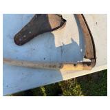 SICKLE SYTHE AND METAL SEAT SICKLE SYTHE AND METAL SEAT