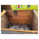 WOODED CRATE FROM DETRIOT MI WOODED CRATE FROM DETRIOT MI