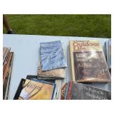 OUTDOOR MAGAZINES AND VARIOUS BOOKS OUTDOOR MAGAZINES AND VARIOUS BOOKS