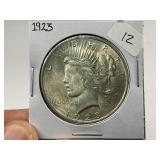 1923 Peace Silver Dollar