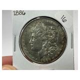 1886 Morgan Silver Dollar