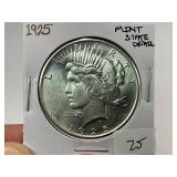 1925 Peace Silver Dollar