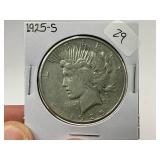 1925-S Peace Silver Dollar