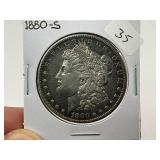 1880-S Morgan Silver Dollar