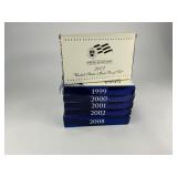6x Proof Sets from 1999-2008