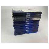 12x Proof Statehood Quarter Sets from 1999-2008