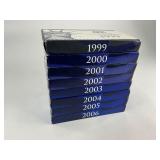 8x Proof Sets from 1999-2006