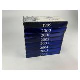 8x Proof Sets from 1999-2006