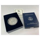 2011-W Burnished American Silver Eagle