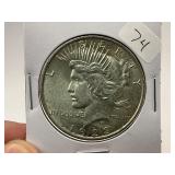 1923 Silver Peace Dollar  1 of 24 Coin in Complete Set