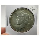 1924-S Silver Peace Dollar  1 of 24 Coin in Complete Set