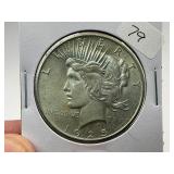 1925 Silver Peace Dollar  1 of 24 Coin in Complete Set