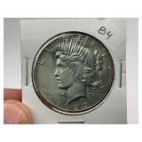 1927 Silver Peace Dollar  1 of 24 Coin in Complete Set