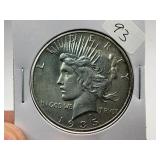 1935-S Silver Peace Dollar  1 of 24 Coin in Complete Set