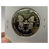 1987 24k Gold Plated American Silver Eagle