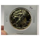 1988 24k Gold Plated American Silver Eagle