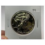 1991 24k Gold Plated American Silver Eagle