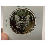 1993 24k Gold Plated American Silver Eagle