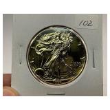 1994 24k Gold Plated American Silver Eagle