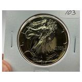 1995 24k Gold Plated American Silver Eagle