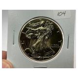 1996 24k Gold Plated American Silver Eagle