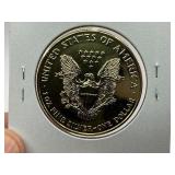 1996 24k Gold Plated American Silver Eagle